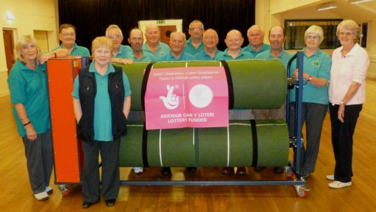 Letterston Short Mat Bowls Club benefit from the National Lottery